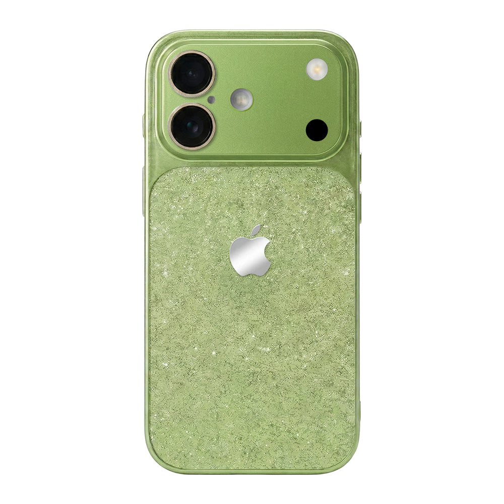 Glitter Frosted Phone Case - Green
