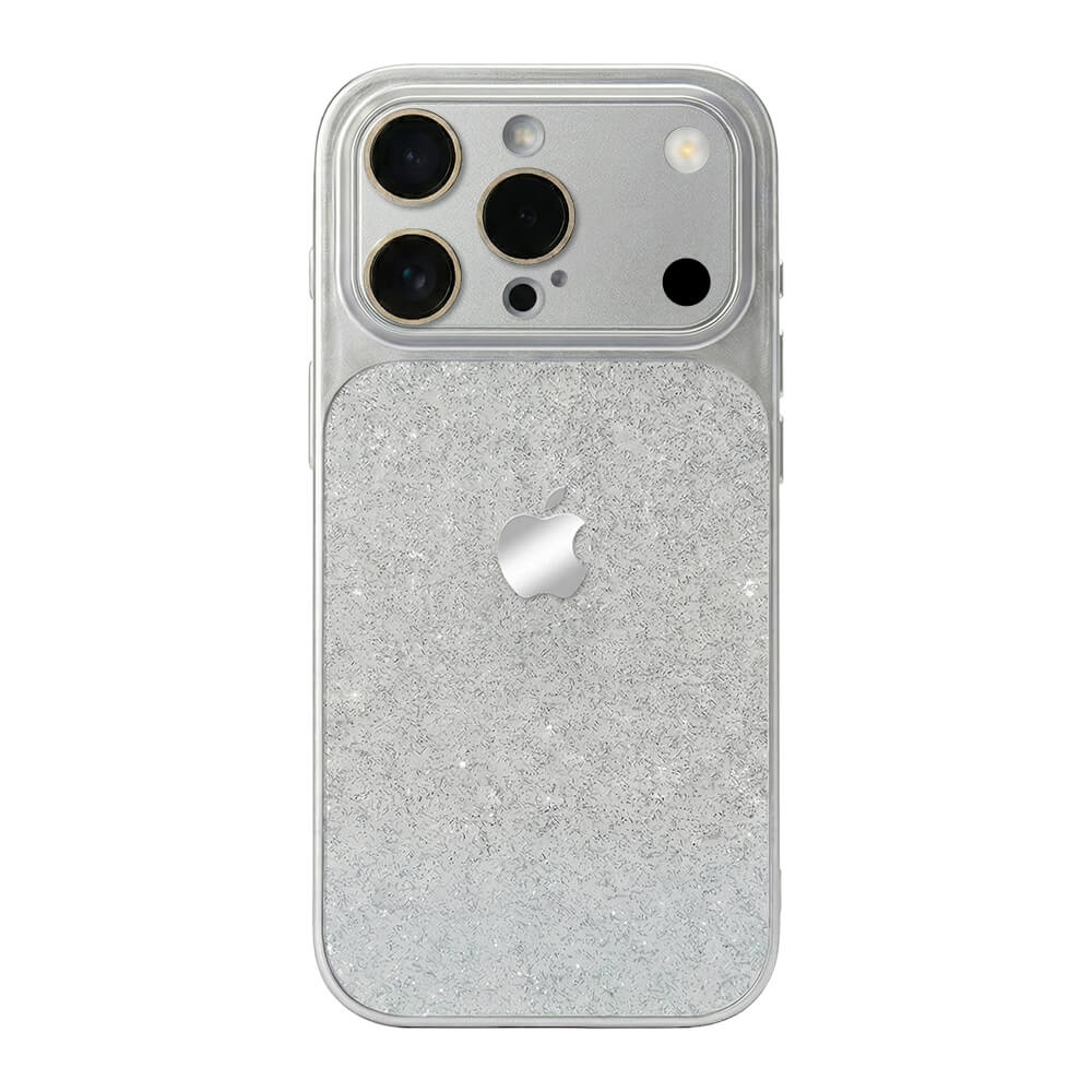 Glitter Frosted Phone Case - White