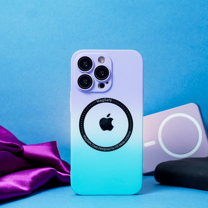 iPhone 13 Series Gradient Matte MagSafe With Logo Case