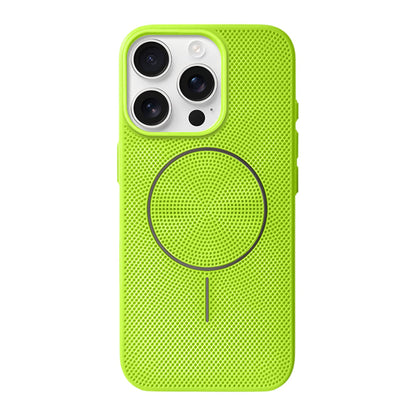 Heat Dissipation Holes MagSafe Phone Case - Green