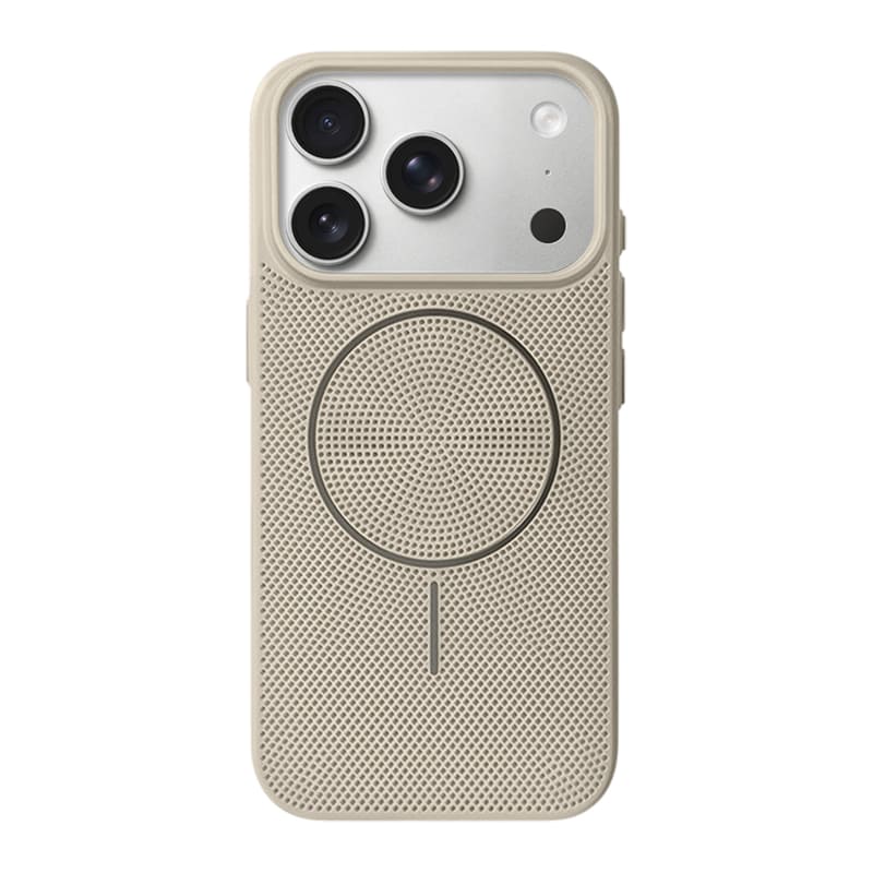 Heat Dissipation Holes MagSafe Phone Case - White