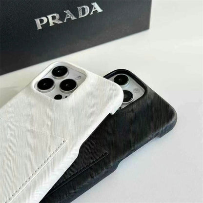 Luxury Leather Apple Phone Case Card Holder for iPhone 13-17