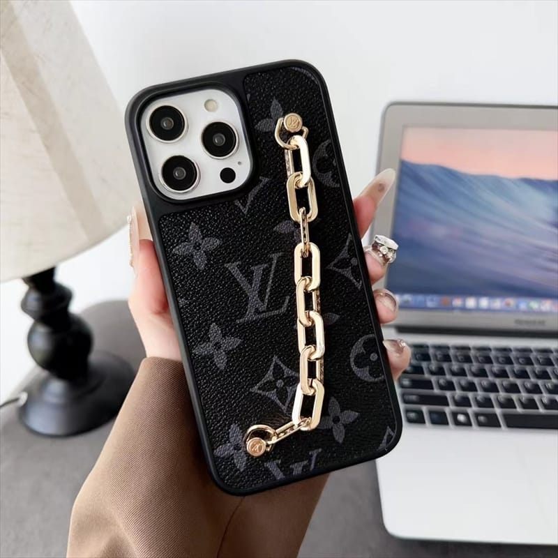 Modern Professional Leather Case with chain for iPhone 13-17