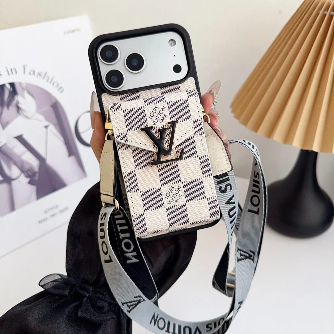 Leather Wallet Card Holder Phone Case For iPhone 12-17