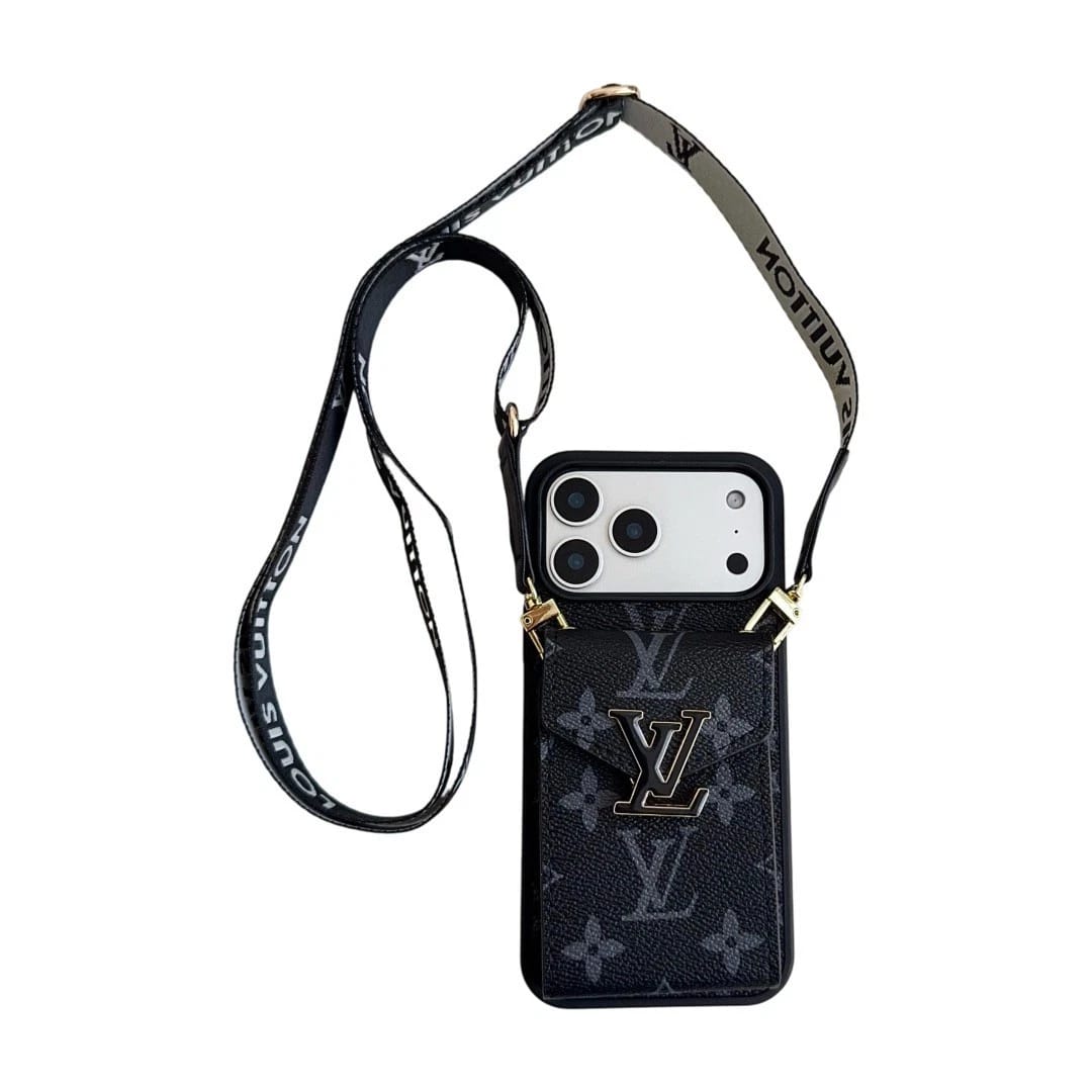 Leather Wallet Card Holder Phone Case For iPhone 12-17