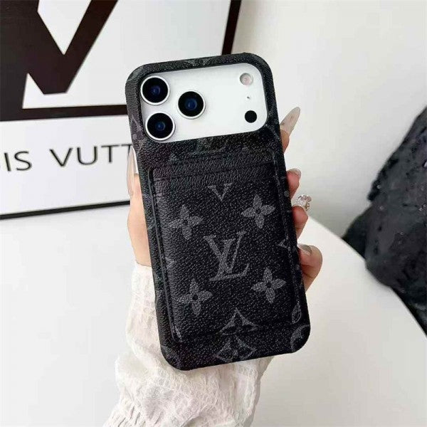 Magsafe Leather Phone Case Card Holder for iPhone 12-17