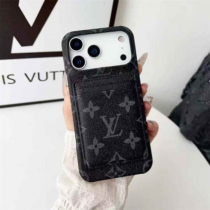 Magsafe Leather Phone Case Card Holder for iPhone 12-17