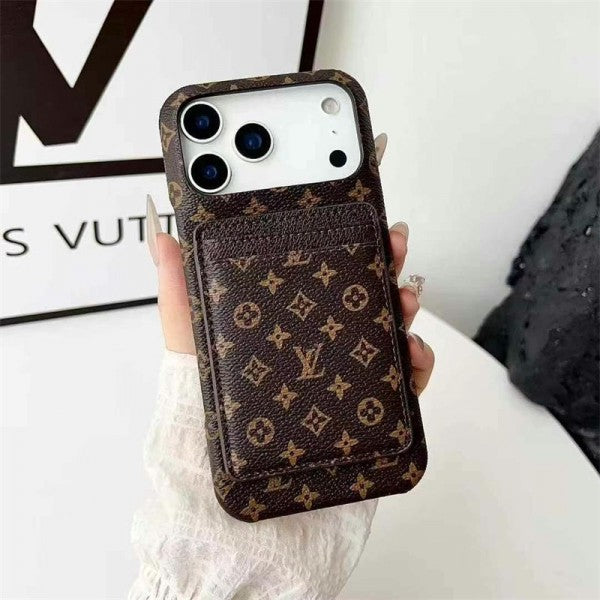 Magsafe Leather Phone Case Card Holder for iPhone 12-17
