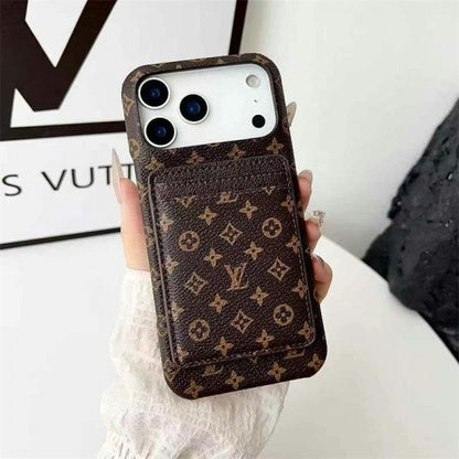 Magsafe Leather Phone Case Card Holder for iPhone 12-17
