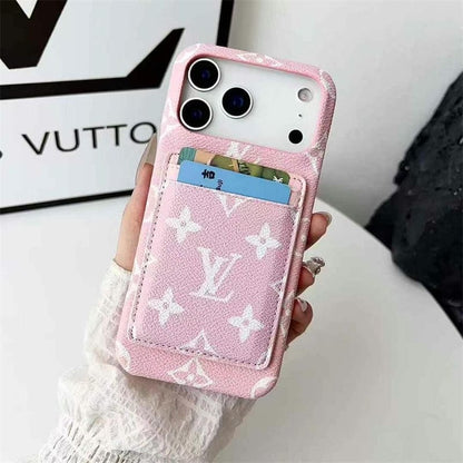 Magsafe Leather Phone Case Card Holder for iPhone 12-17