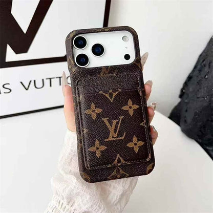 Magsafe Leather Phone Case Card Holder for iPhone 12-17