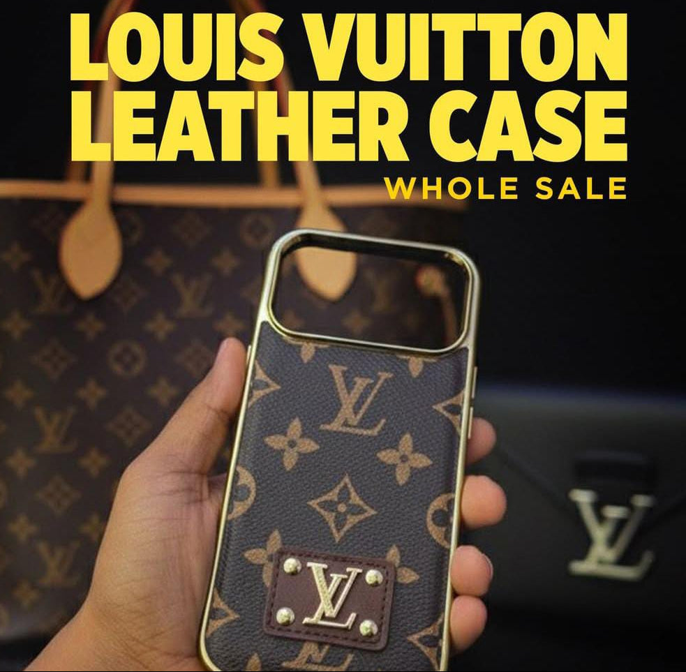 Luxury Phone Case with Gold Logo For iPhone 12-17