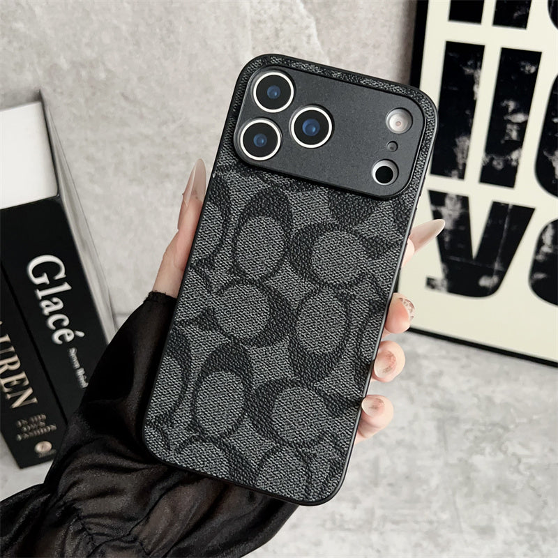 Polished Leather Luxury Case for iPhone 12-17