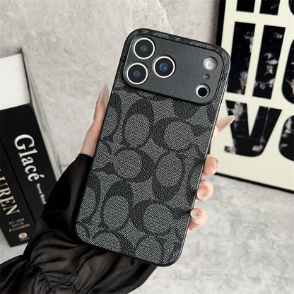 Polished Leather Luxury Case for iPhone 12-17