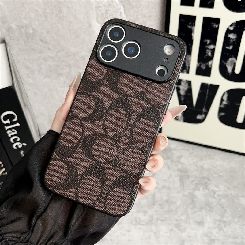 Polished Leather Luxury Case for iPhone 12-17