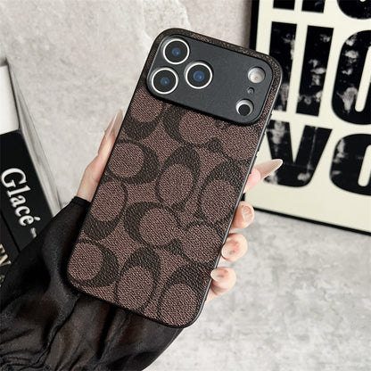 Polished Leather Luxury Case for iPhone 12-17