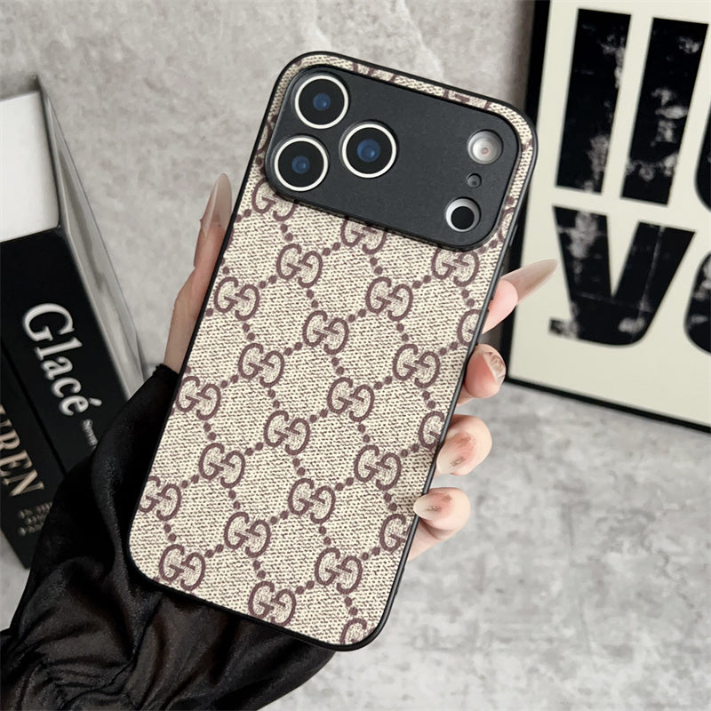 Polished Leather Luxury Case for iPhone 12-17