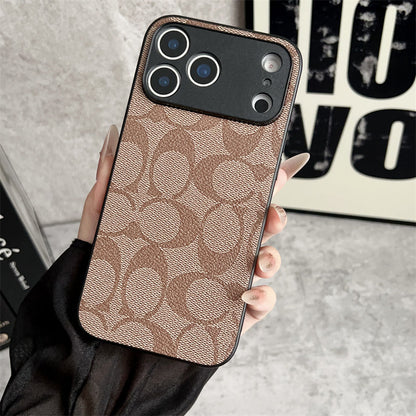 Polished Leather Luxury Case for iPhone 12-17