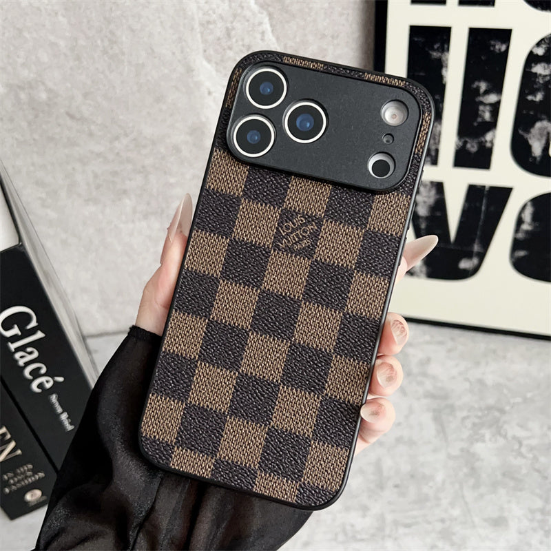 Polished Leather Luxury Case for iPhone 12-17
