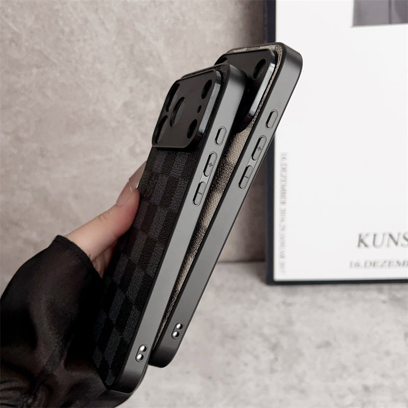 Polished Leather Luxury Case for iPhone 12-17