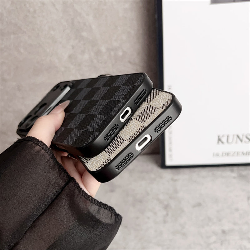 Polished Leather Luxury Case for iPhone 12-17