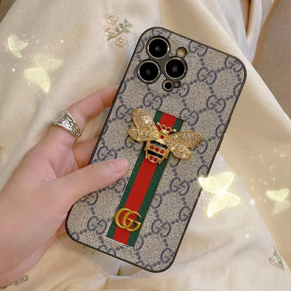 Trendy Phone Case with Hand Holder for iPhone 13-16
