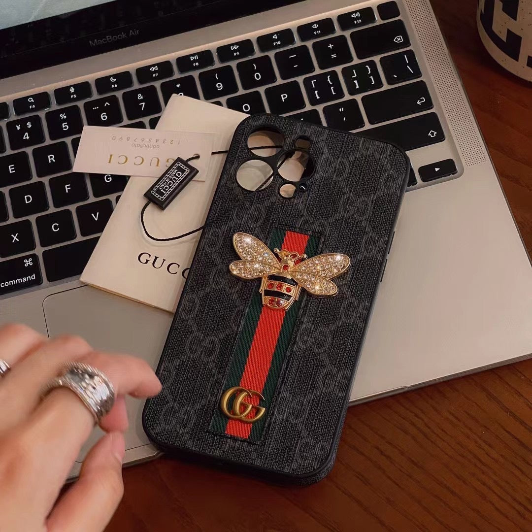 Trendy Phone Case with Hand Holder for iPhone 13-16