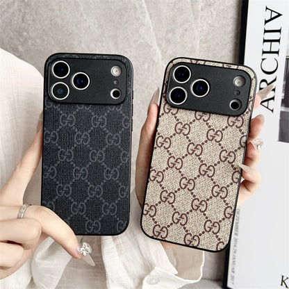Polished Leather Luxury Case for iPhone 12-17