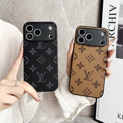 Polished Leather Luxury Case for iPhone 12-17