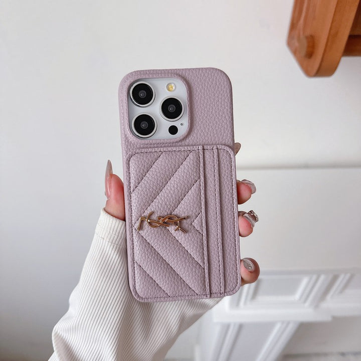 Luxury Phone Case Leather For iPhone Case 13-17