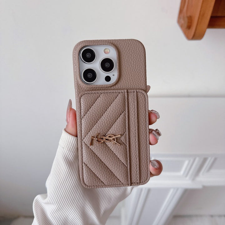 Luxury Phone Case Leather For iPhone Case 13-17