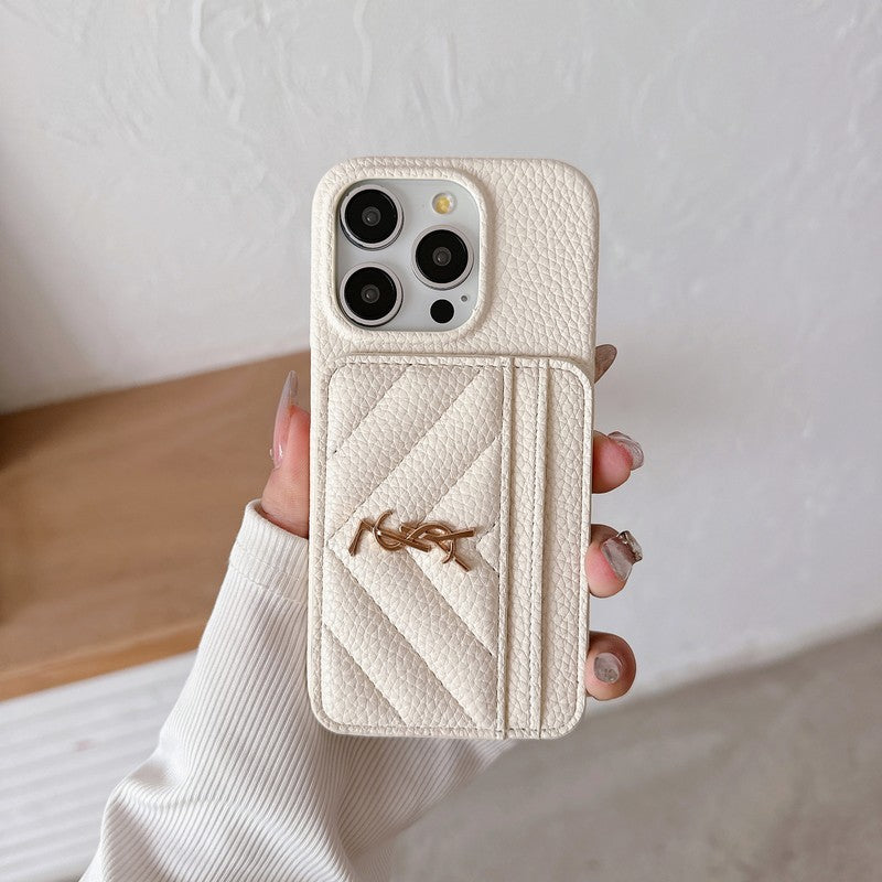 Luxury Phone Case Leather For iPhone Case 13-17