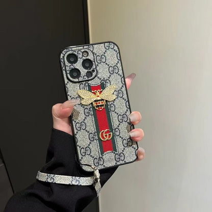 Trendy Phone Case with Hand Holder for iPhone 13-16