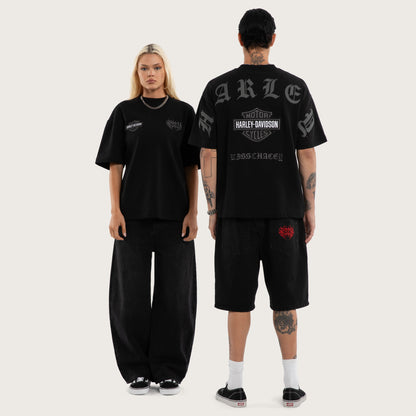 Outlaw Loopback Street Tee Jet Black