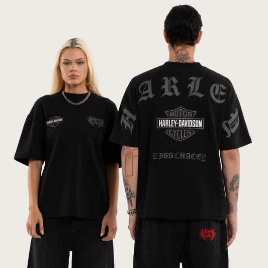 Outlaw Loopback Street Tee Jet Black