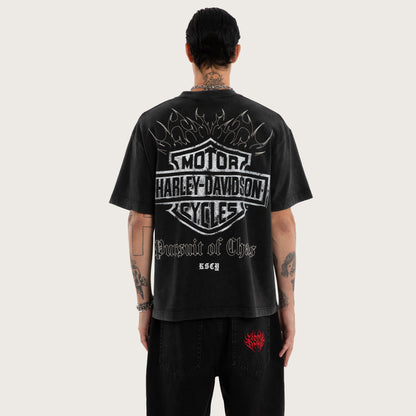 Resurgence Street Tee Snow Black
