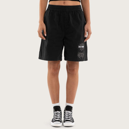 Liberator Mosh Baggy Shorts Jet Black