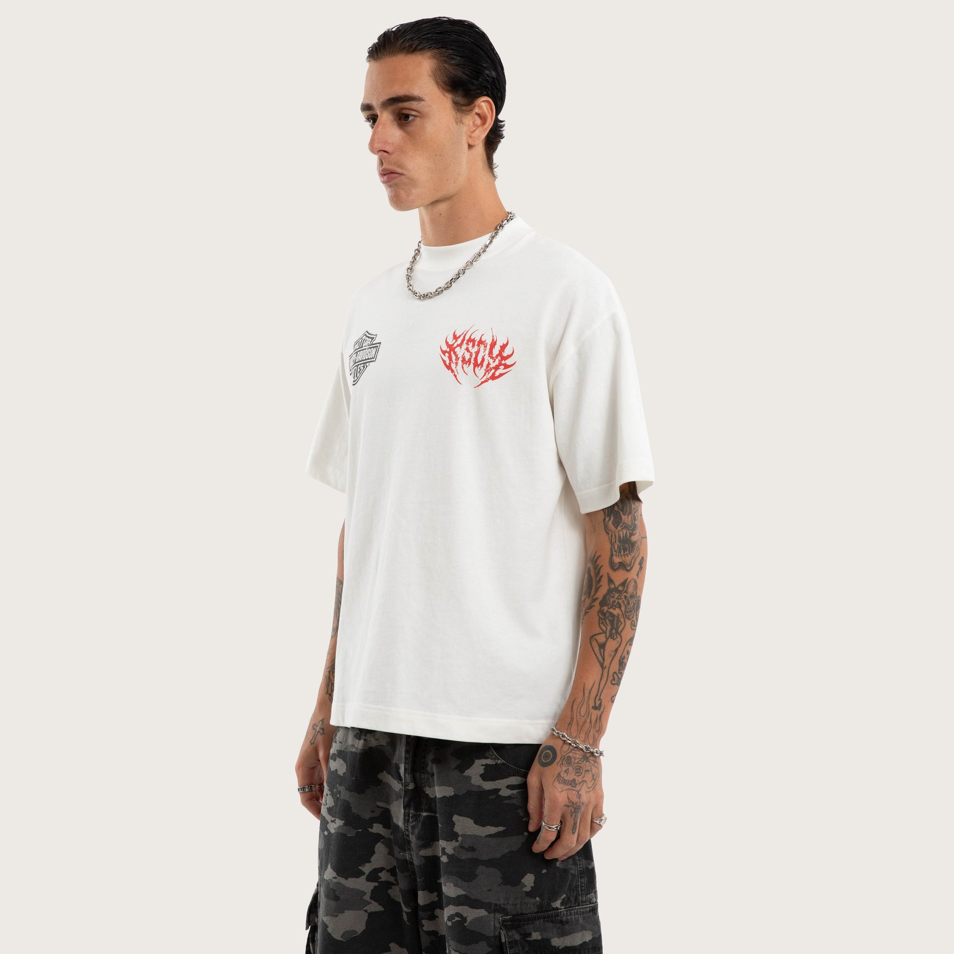 Cruiser Street Tee Natural White