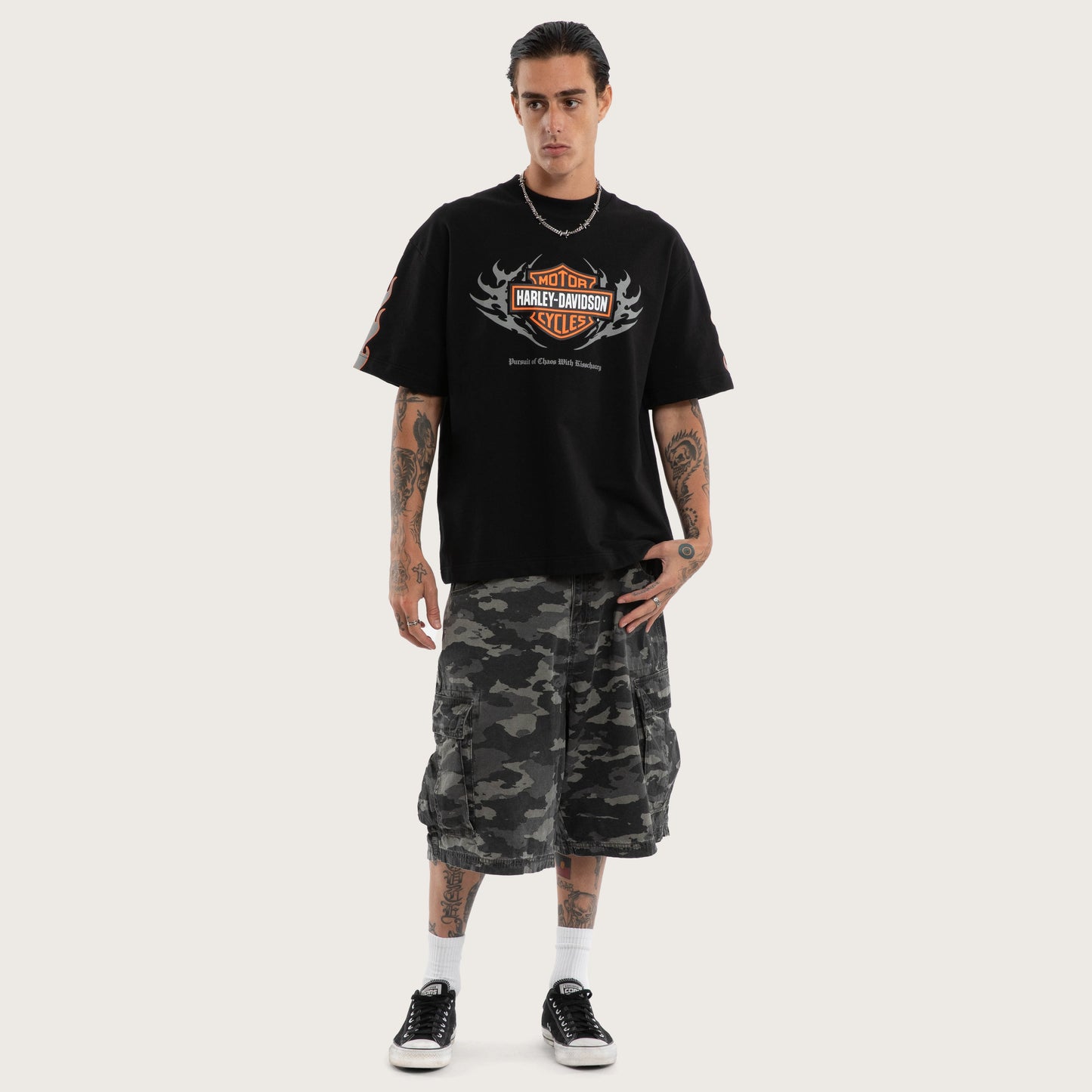Clutch Loopback Street Tee Jet Black