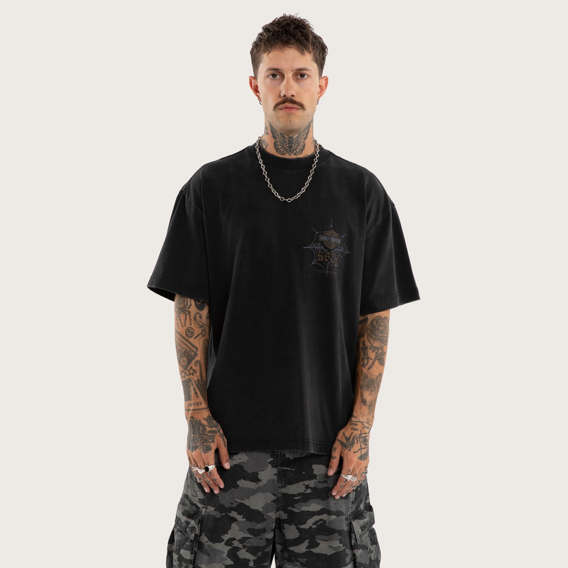 Rally Street Tee Mineral Black