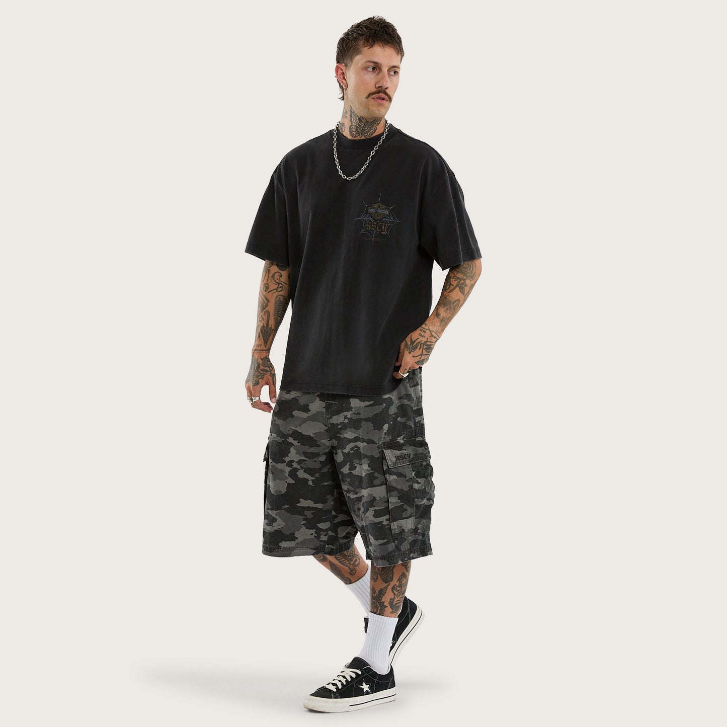 Rally Street Tee Mineral Black