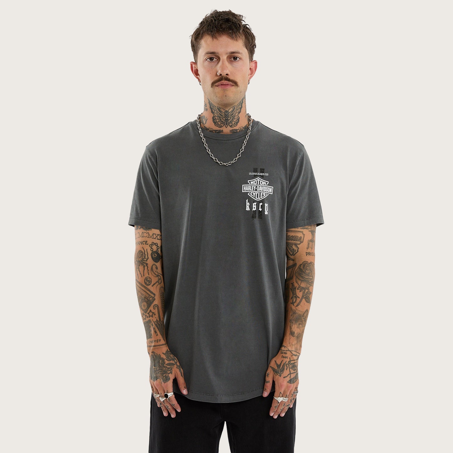 Milwaukee Dual Curved Tee Pigment Dark Shadow