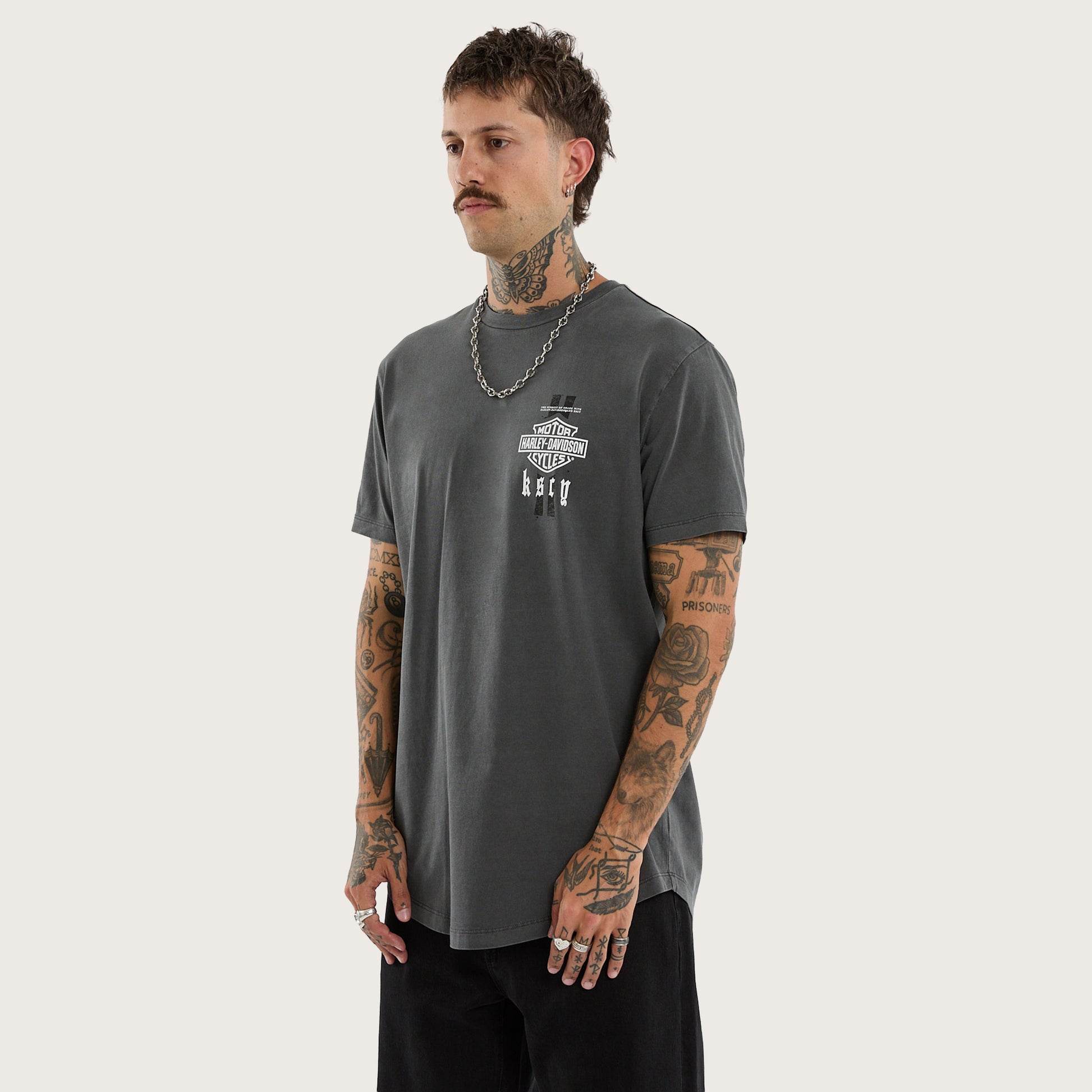 Milwaukee Dual Curved Tee Pigment Dark Shadow