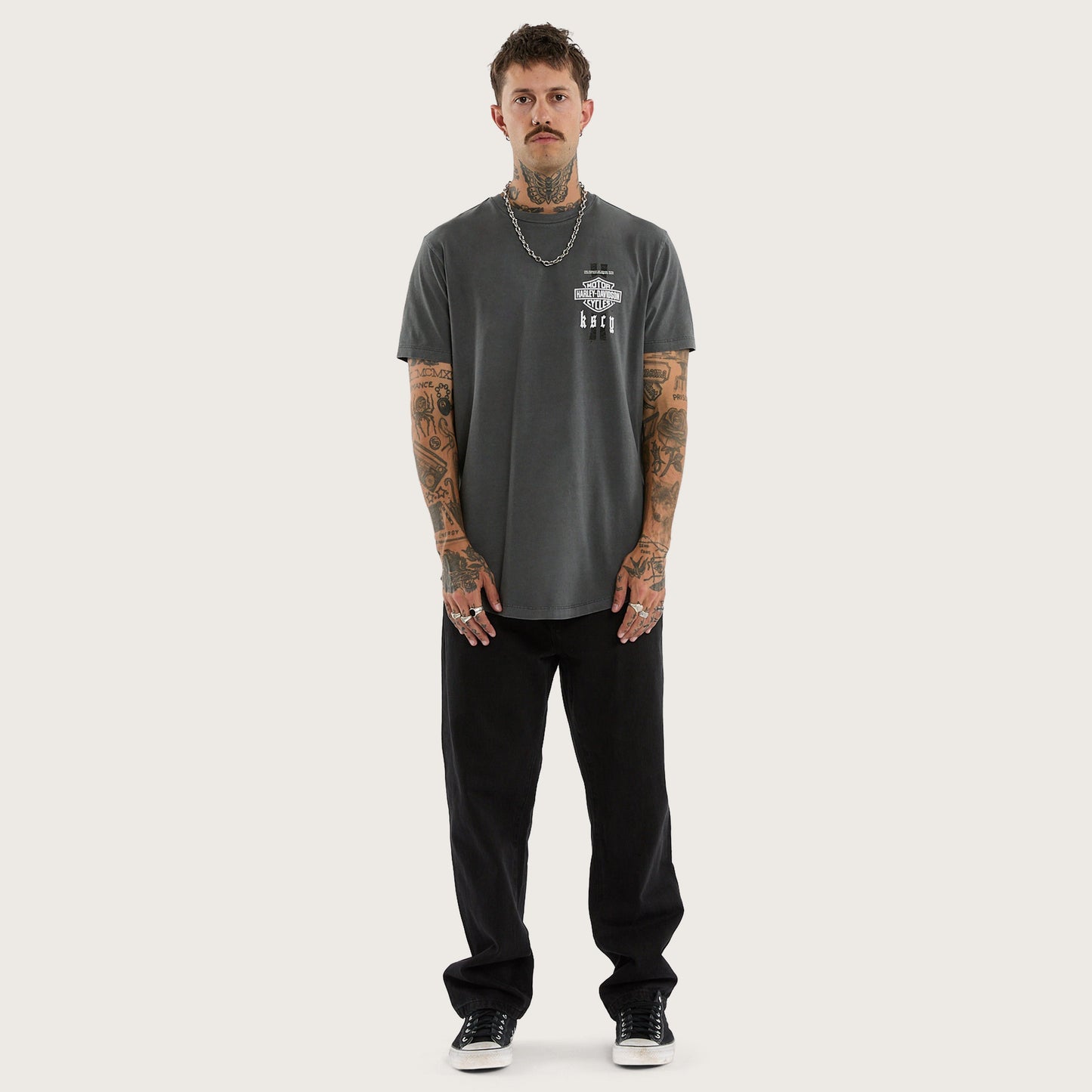 Milwaukee Dual Curved Tee Pigment Dark Shadow