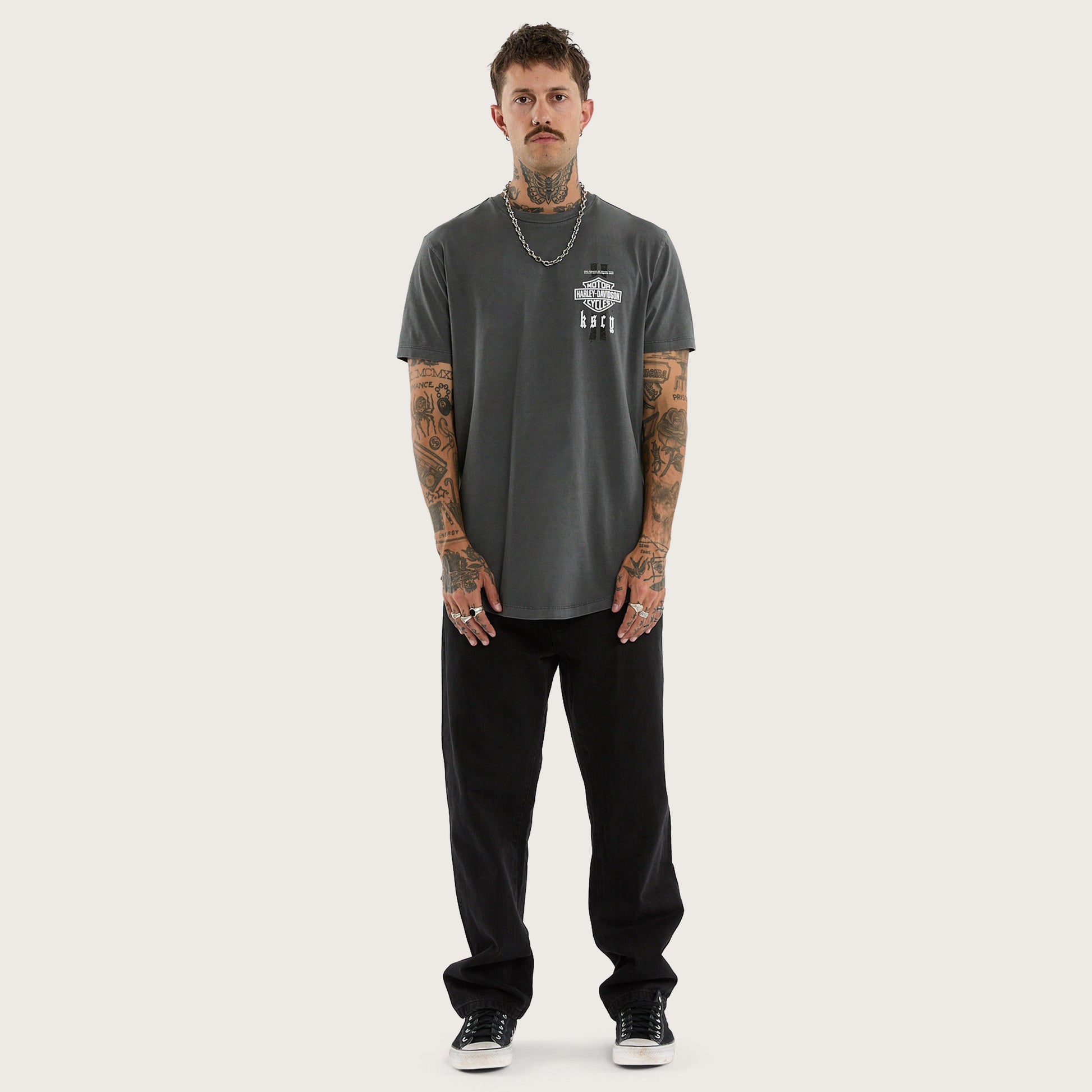 Milwaukee Dual Curved Tee Pigment Dark Shadow