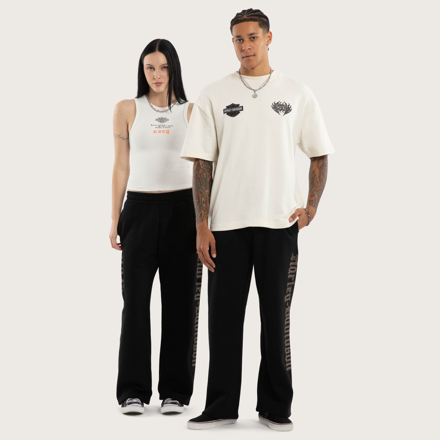 Twin Razor Trackpant Jet Black