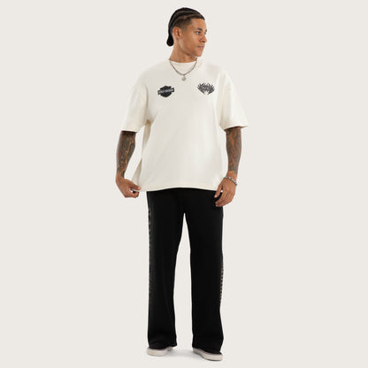 Twin Razor Trackpant Jet Black