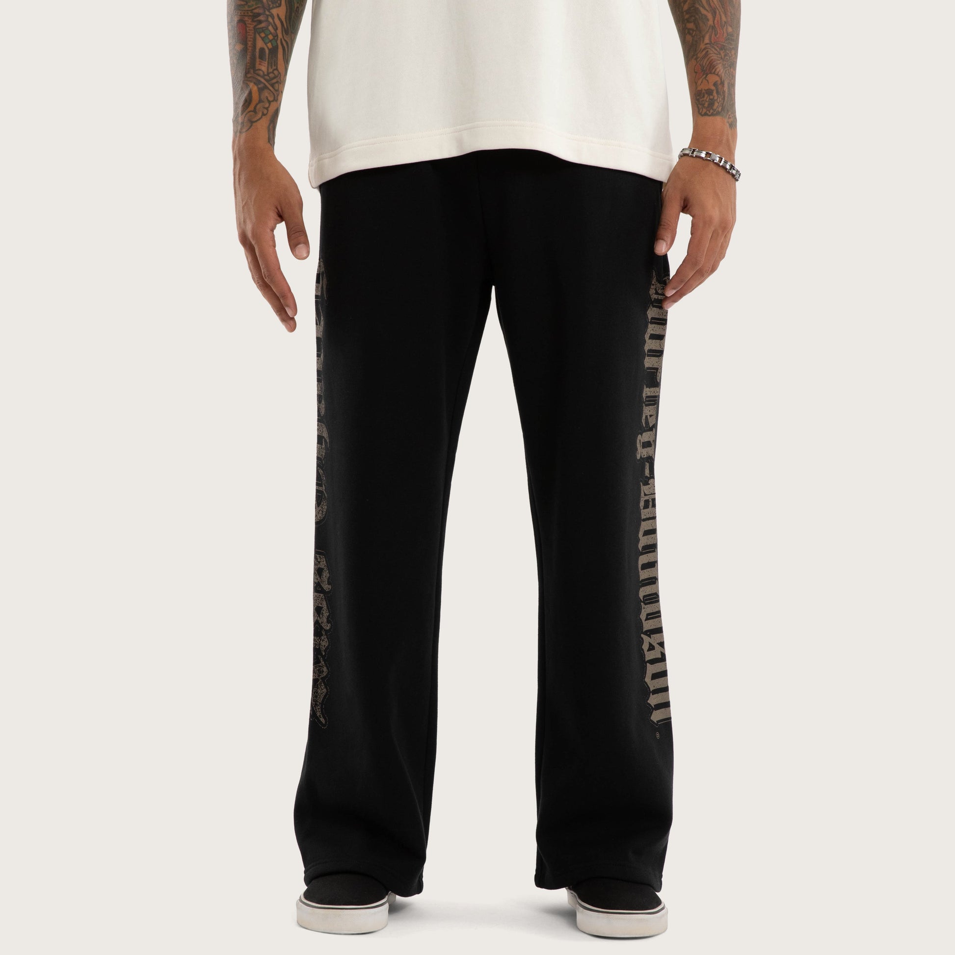 Twin Razor Trackpant Jet Black