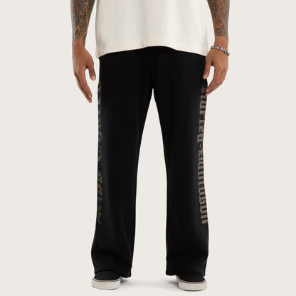Twin Razor Trackpant Jet Black
