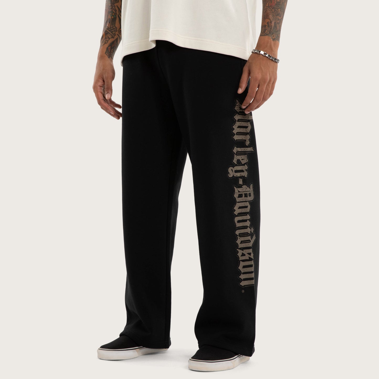 Twin Razor Trackpant Jet Black